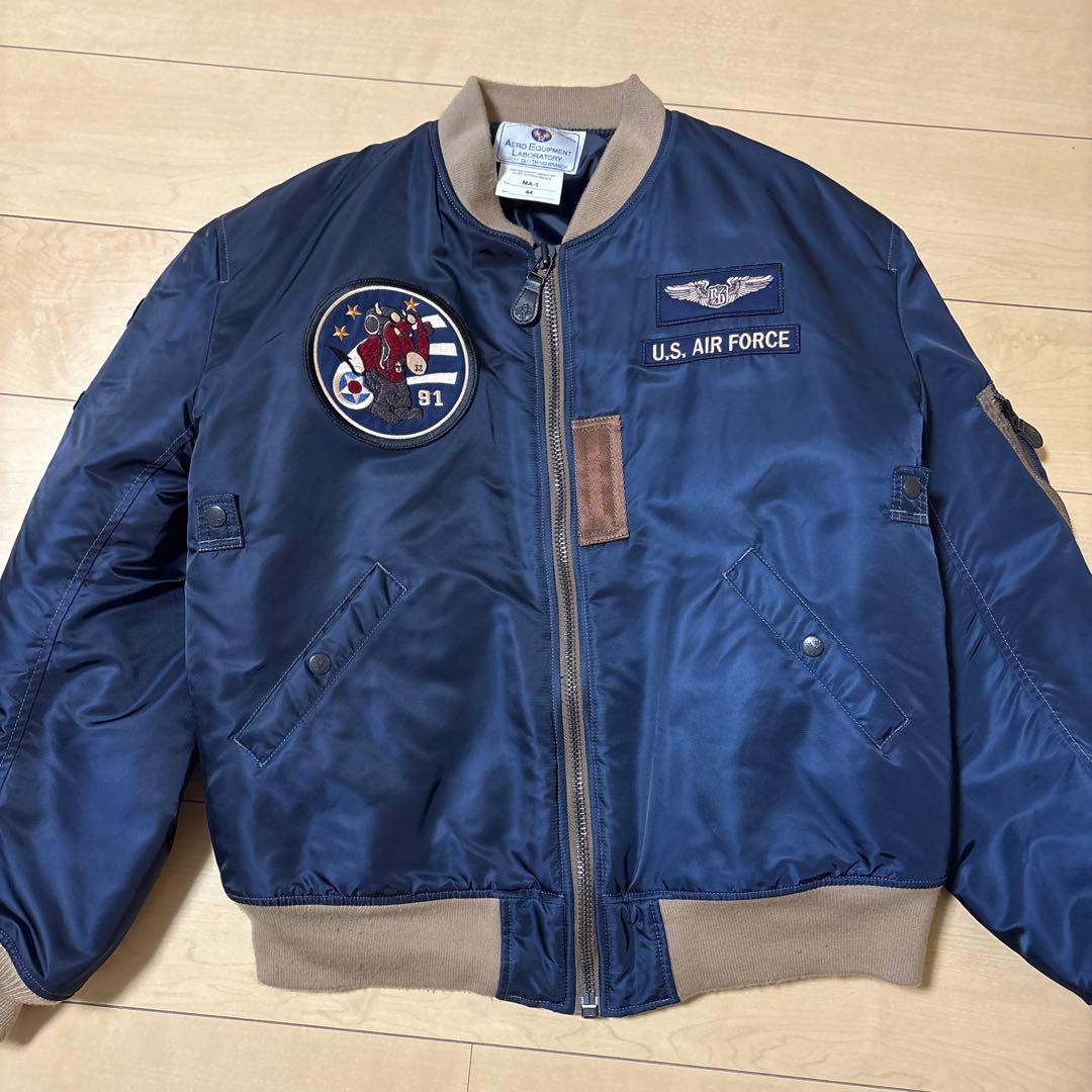 TED COMPANY MA-1 フライトジャケット ネイビー