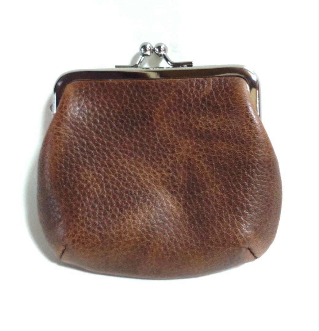 LAST CROPS Clomexcel Embossed がま口 タン