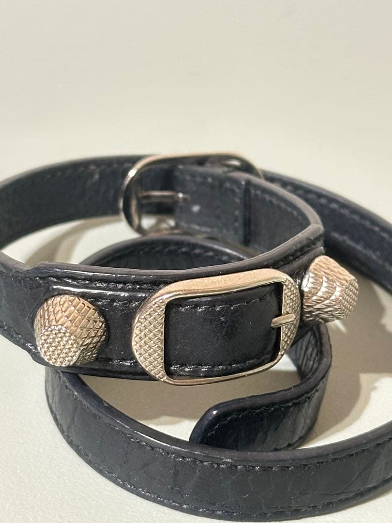 バレンシアガ/レザーバングル