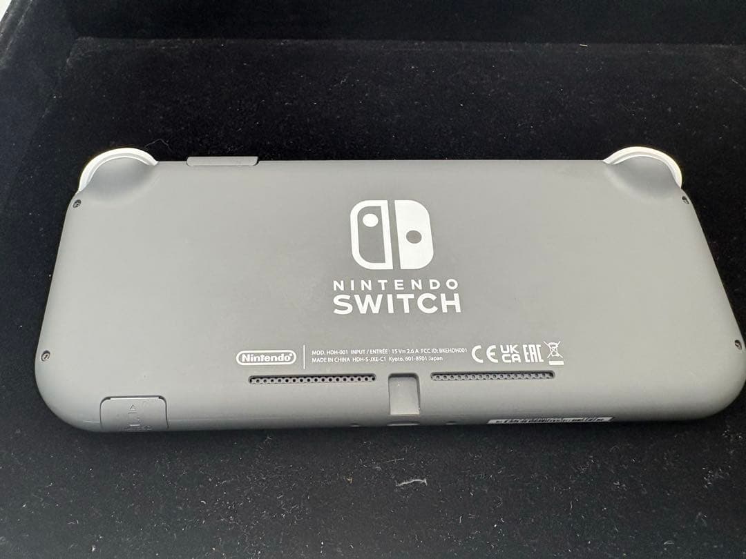 【ジャンク品】Nintendo Switch Lite グレー 本体、SDカード