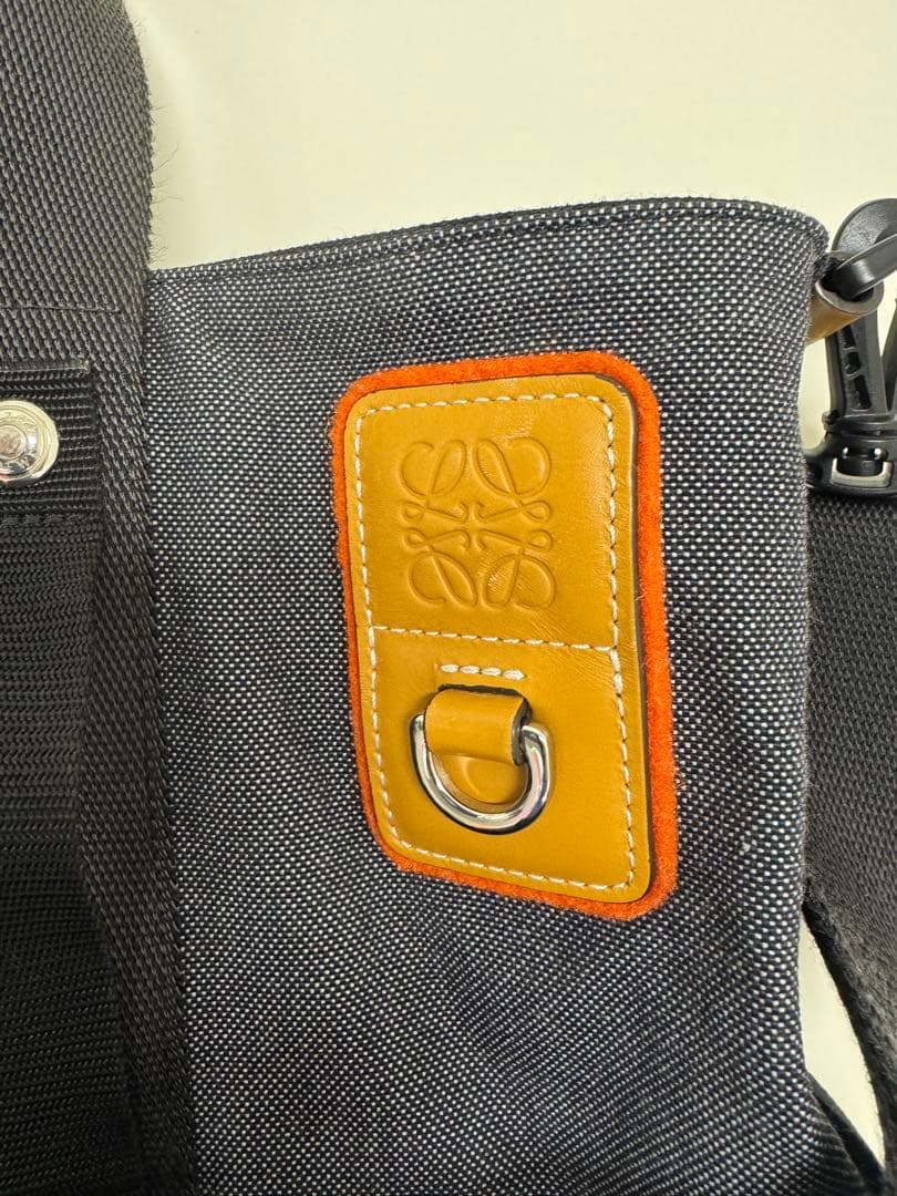 LOEWEロエベ　ELN メンズキャンバストートバッグ