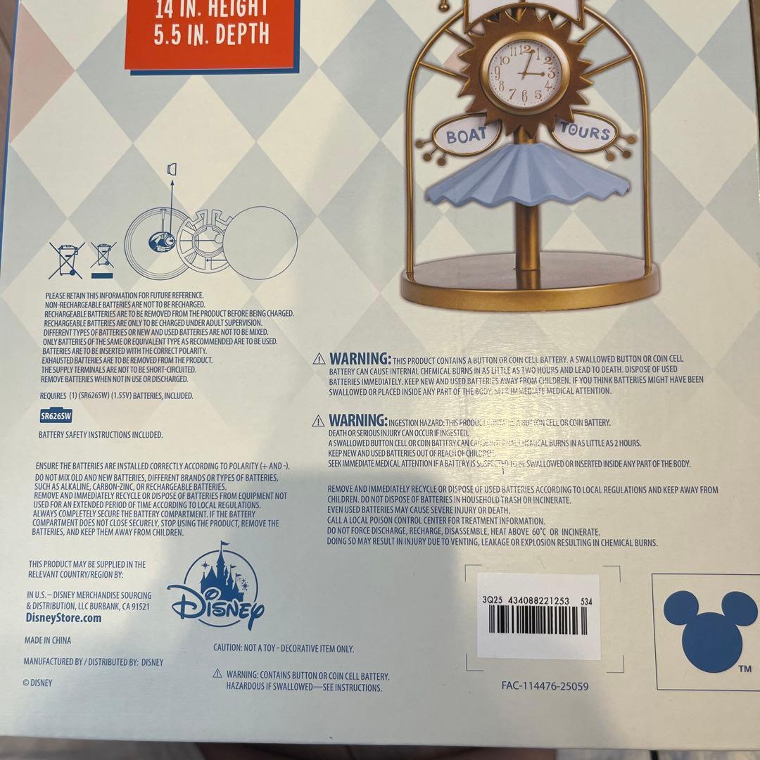 インテリア時計 disney land resort vault collection