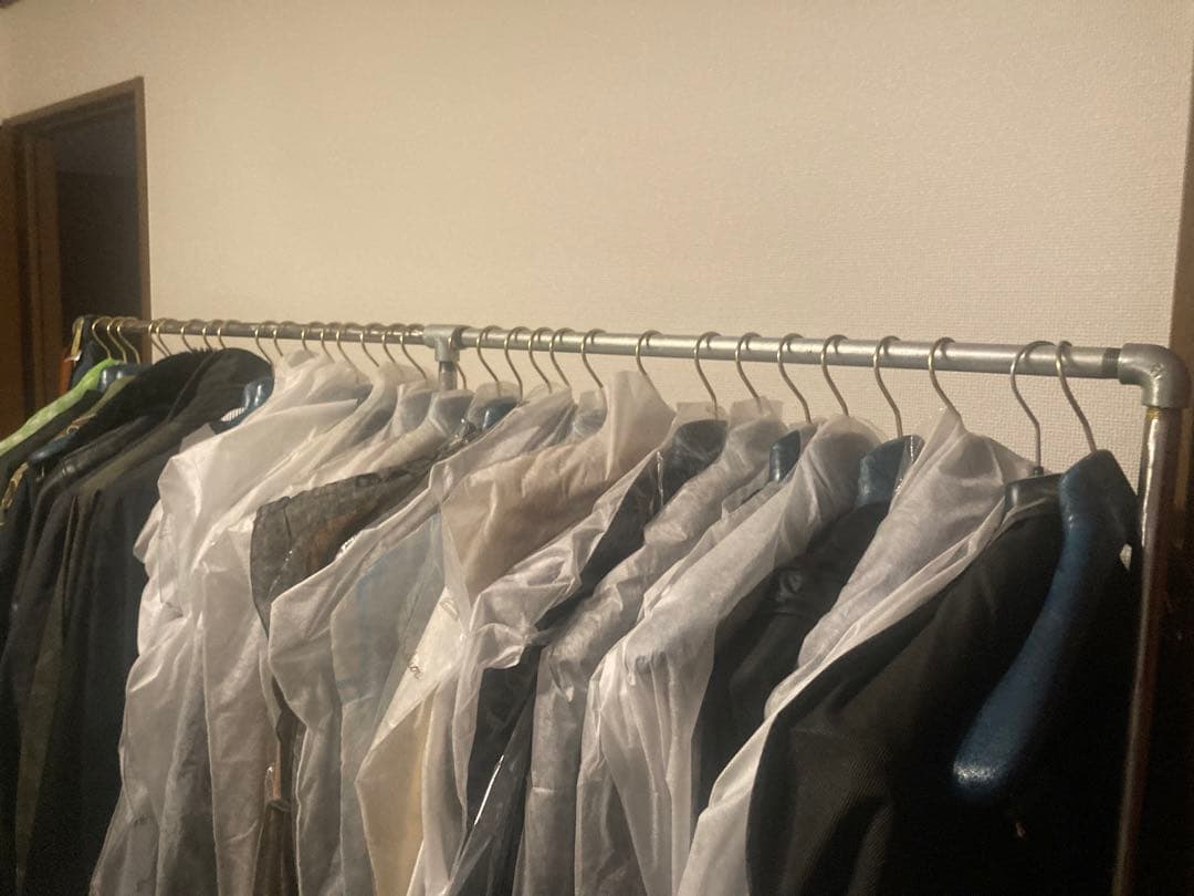 洋服 パイプハンガーラック ガス管 幅1790 高さ1530