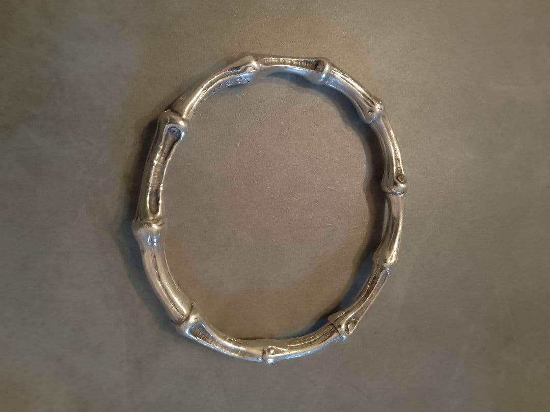 ティファニー シルバー バンブー ブレスレット 41.9g 925