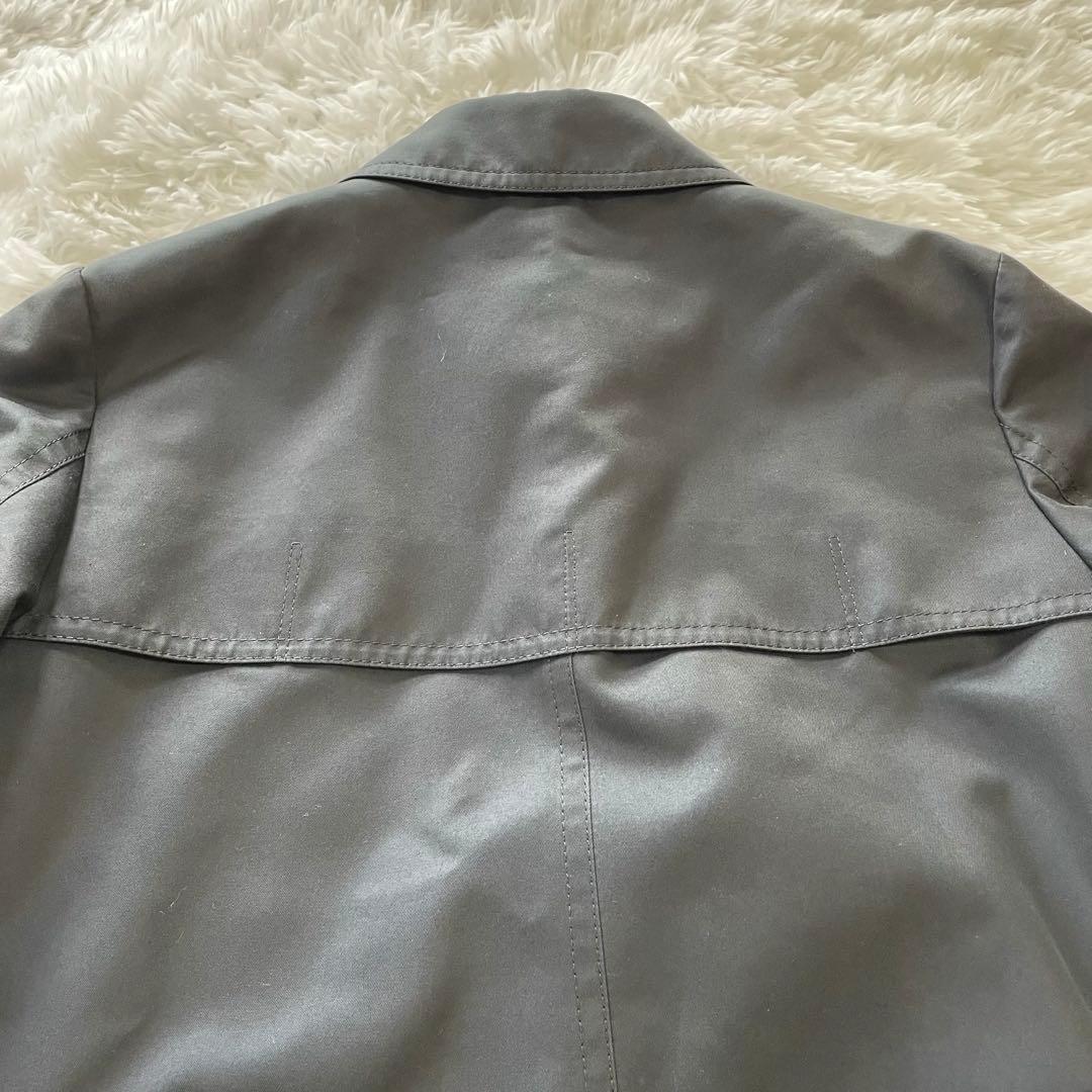 アクアスキュータム トレンチコート ネイビー 8 L相当 メンズ 通勤 ビジネス