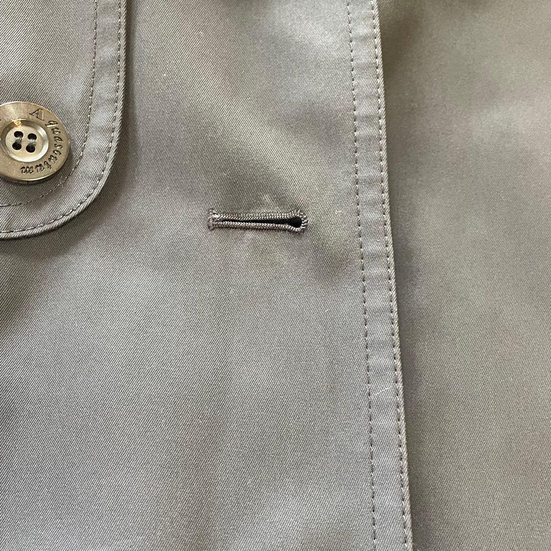 アクアスキュータム トレンチコート ネイビー 8 L相当 メンズ 通勤 ビジネス