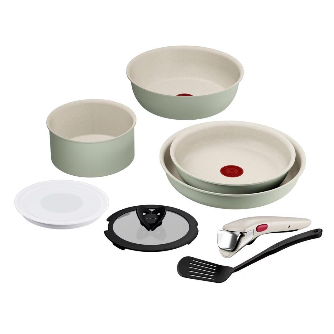 【展示品アウトレット】ティファール◇インジニオ・ネオ◇8点セット◇ハニーベージュ