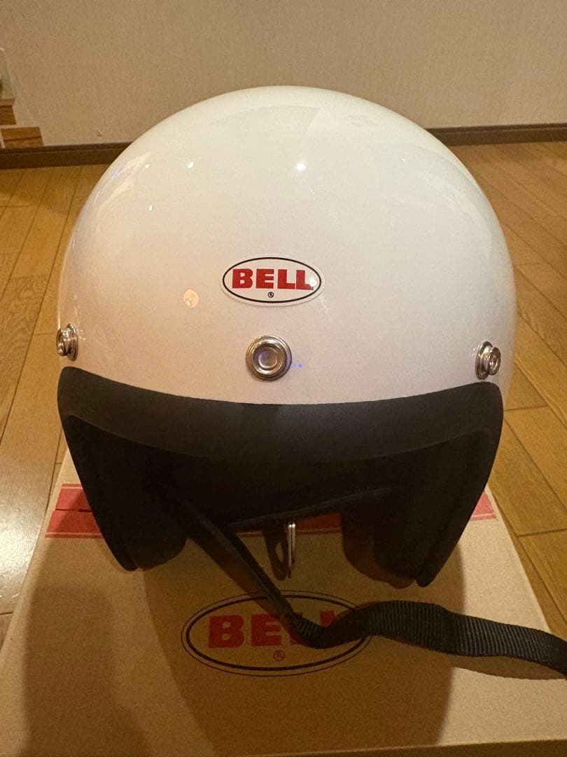 BELL 500-TXJ ホワイト ジェットヘルメット　M(59〜60)