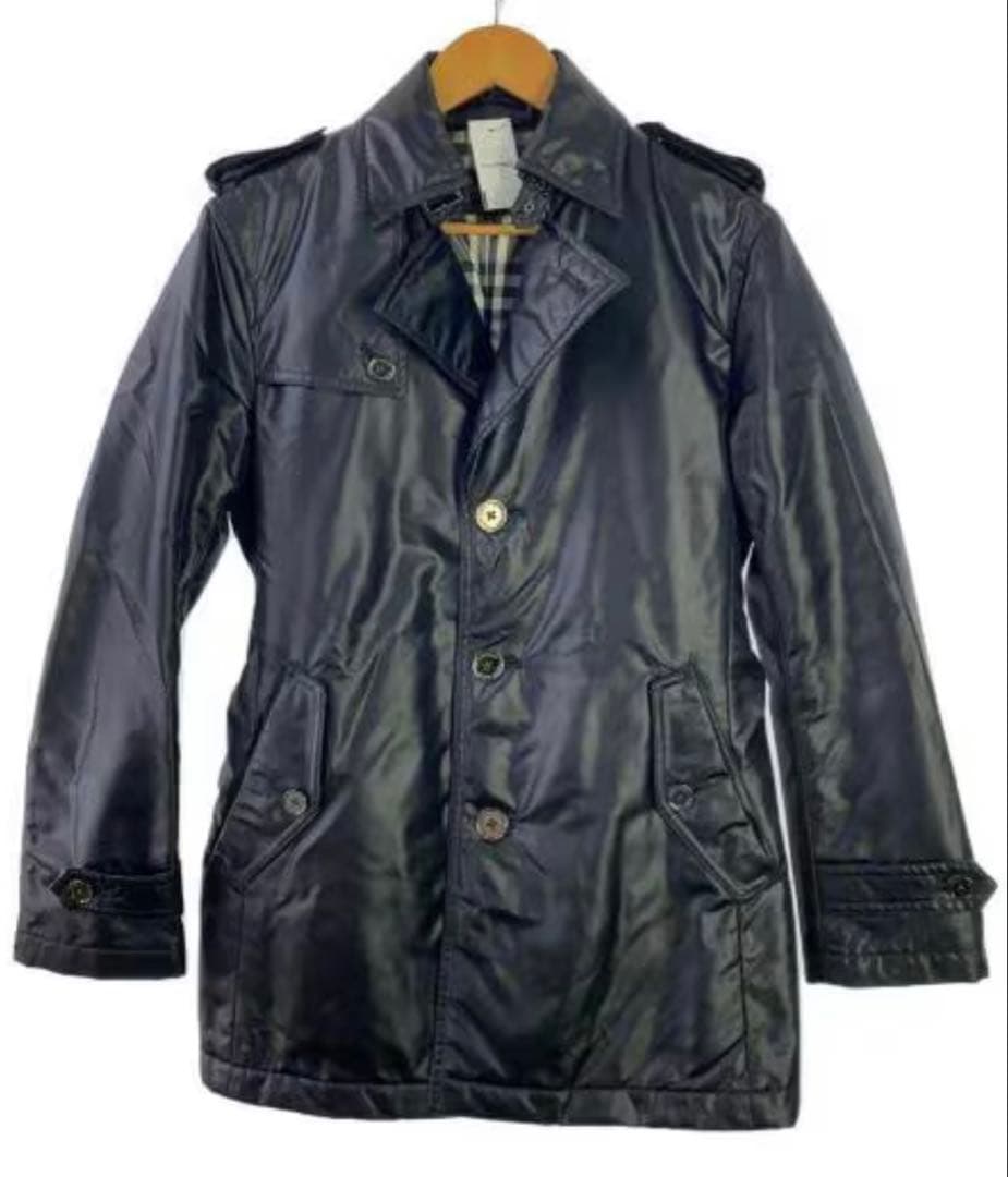 【冬コート】BURBERRY BLACK LABELノバチェック柄ナイロンコート