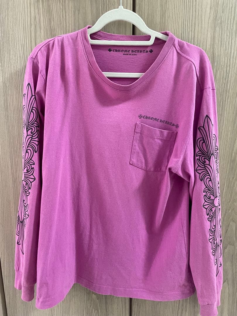 chrome hearts mattyboy ロングTシャツ 紫