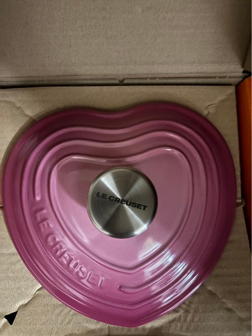 ル・クルーゼ　ベリー　ハート　ココット　両手鍋