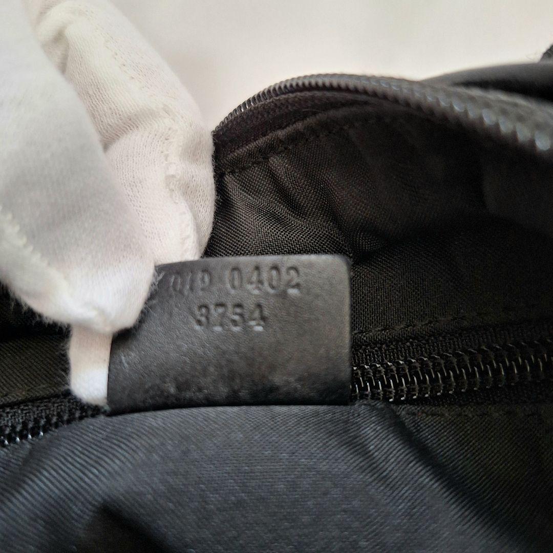 GUCCI / グッチ GG柄 トートバッグ ハンドバッグ シェリーライン 黒