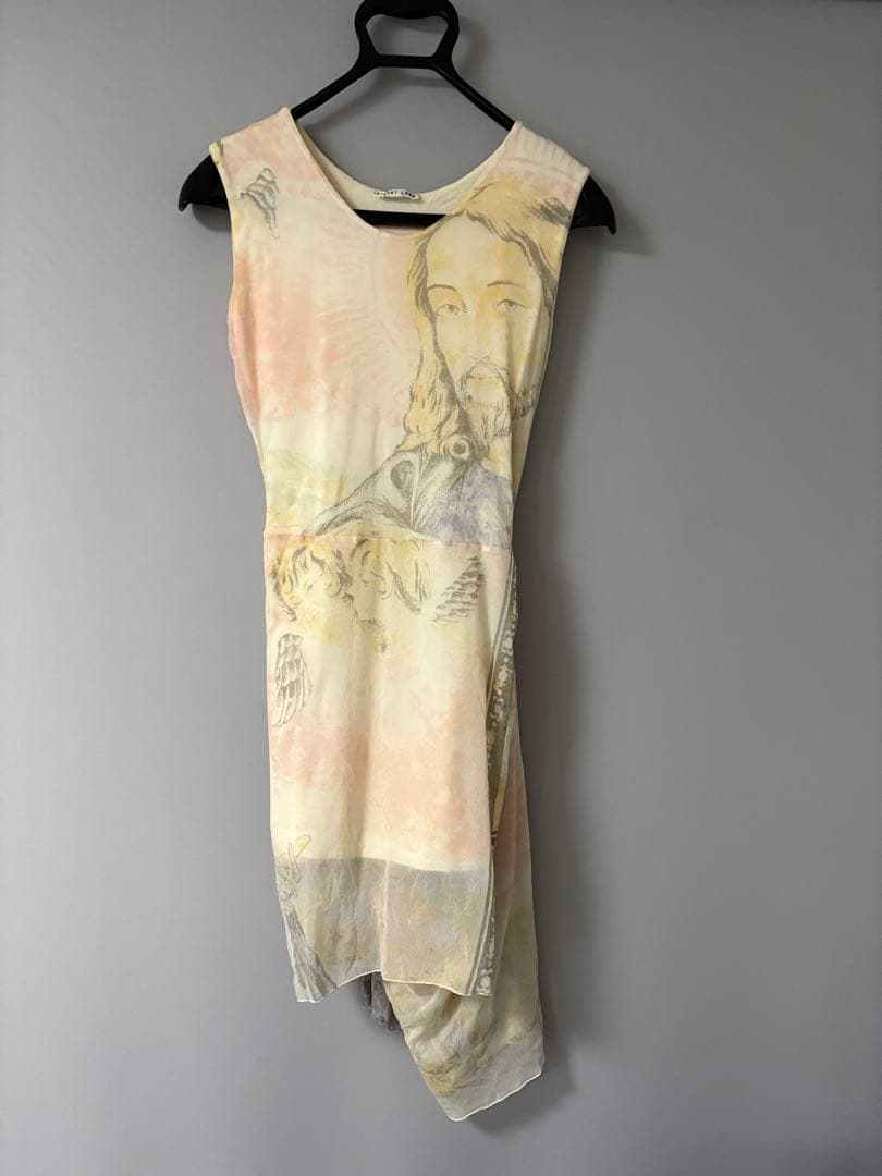 古着HELMUT LANG アートプリント ワンピース