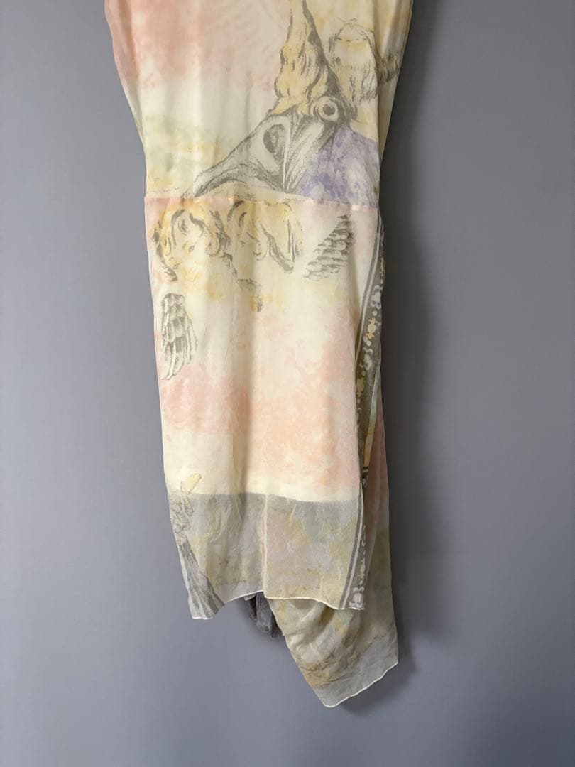 古着HELMUT LANG アートプリント ワンピース