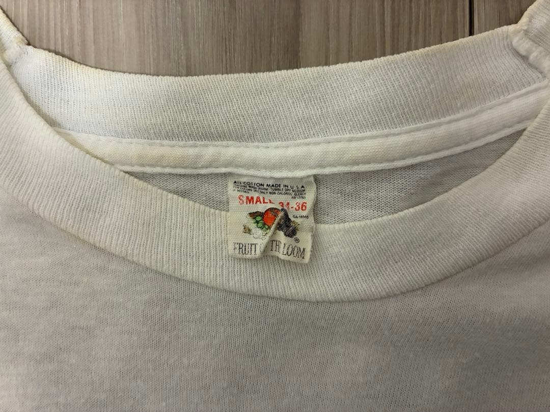 80'S マリリンモンロー 染み込みTシャツ ヴィンテージ　ホワイト sizeS