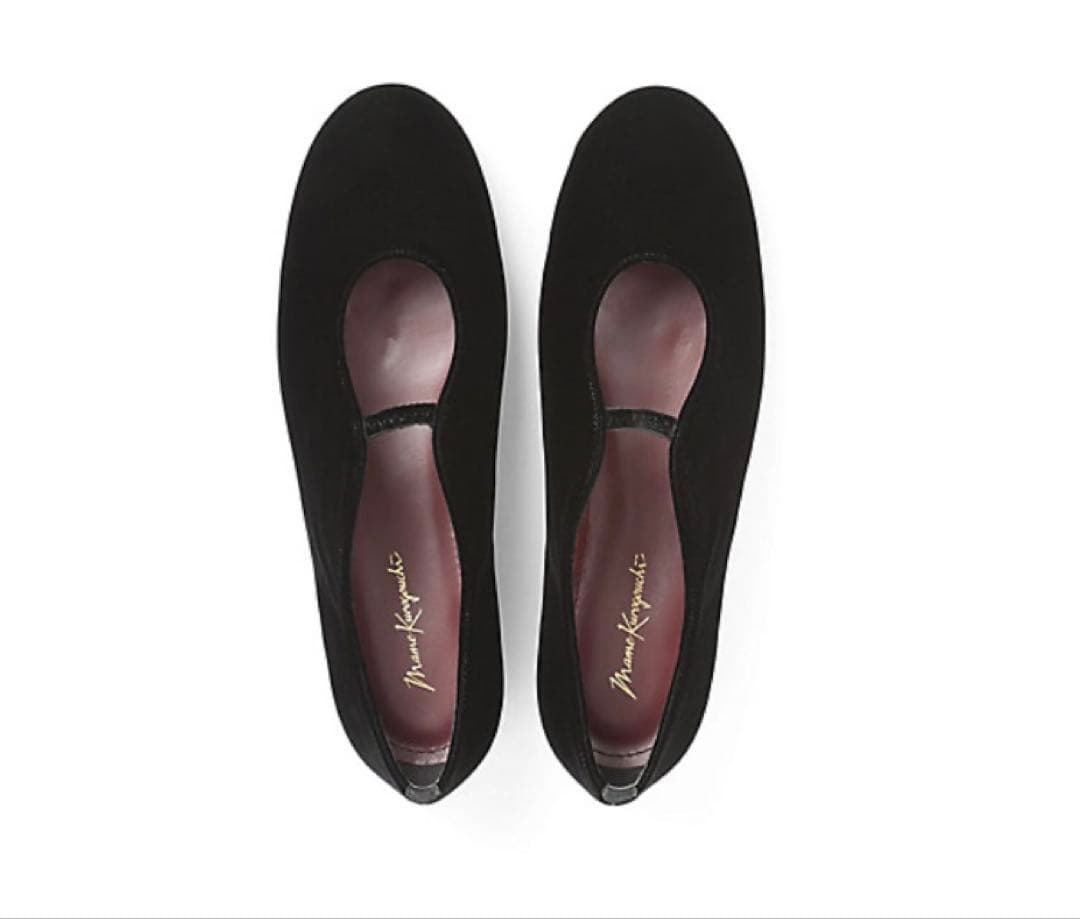 mame Velvet Ballet Shoes パンプス　フラット
