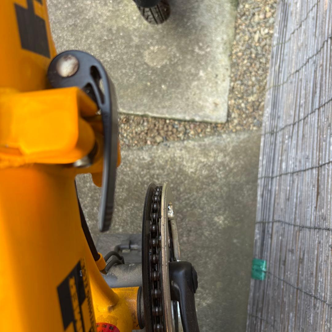 HUMMER 折りたたみ自転車 イエロー　カスタム　20インチ　引取り限定