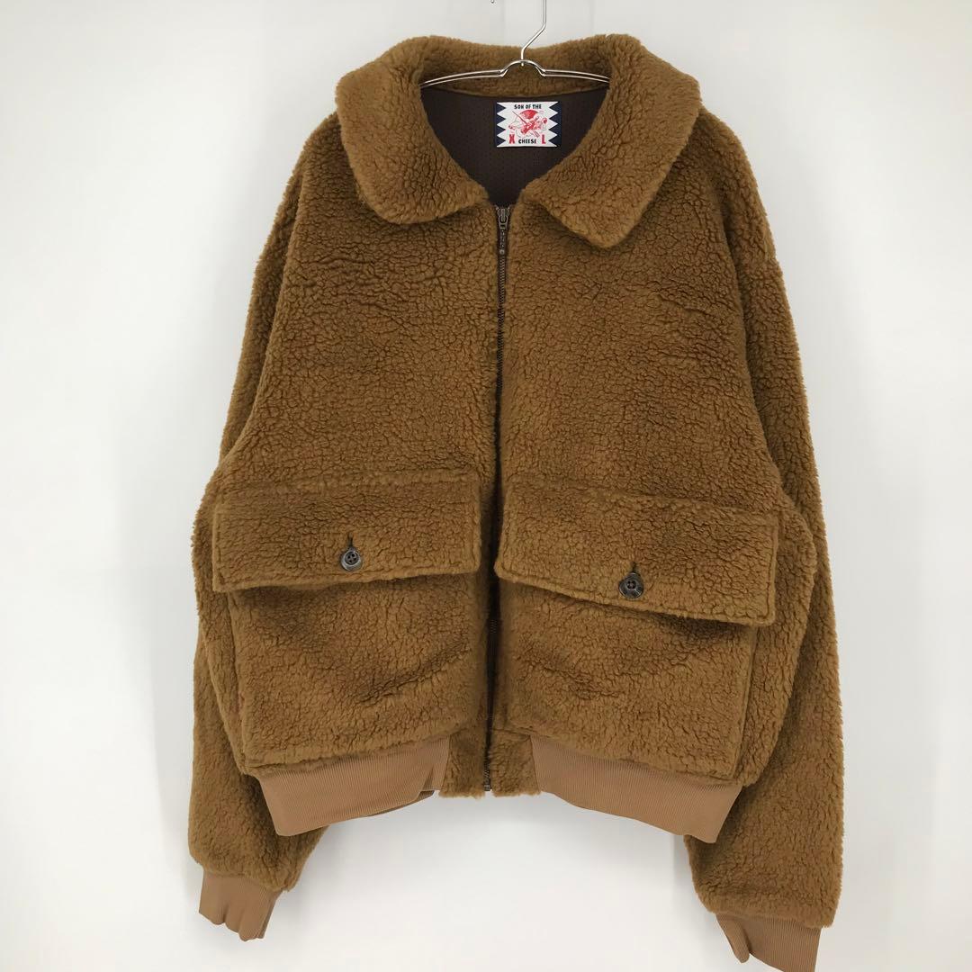 サノバチーズ　ブルゾン　ベージュ　XL　FLY JKT SC2220-JK01