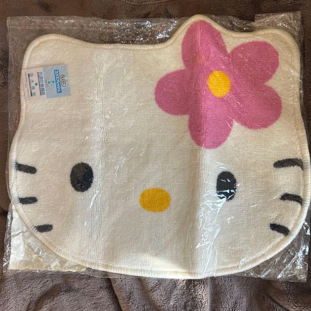 ハローキティ Hello Kitty バスマット 約46cm x 53cm
