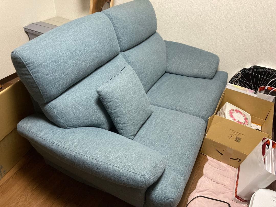 N-POCKET A13 ブルー ソファ