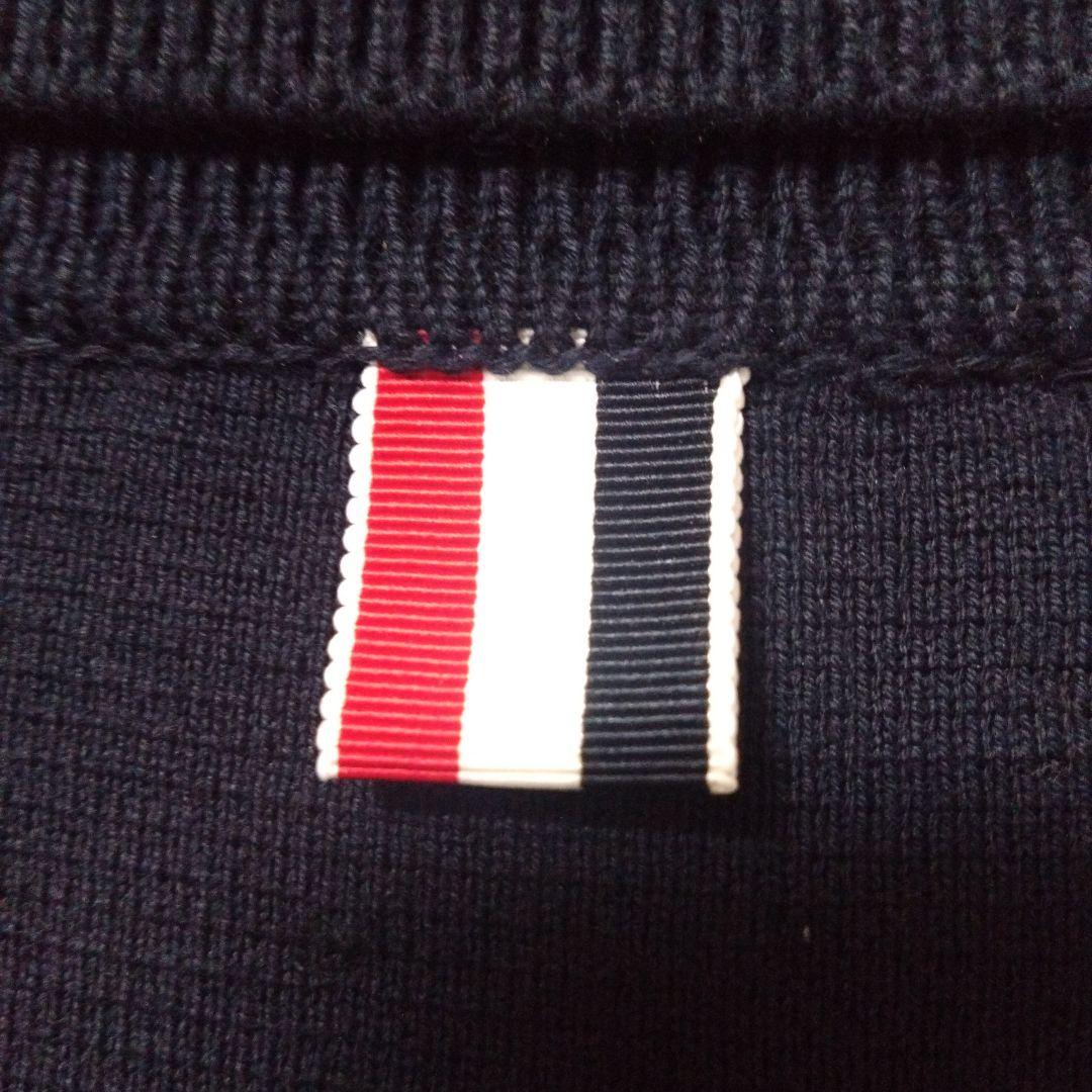 トムブラウン ネイビー ジップアップジャケット ストライプ