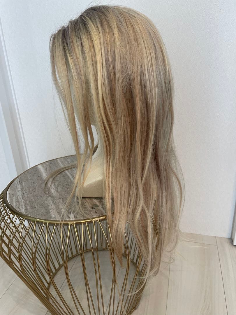 ブロンド ロングウィッグ グラデーション