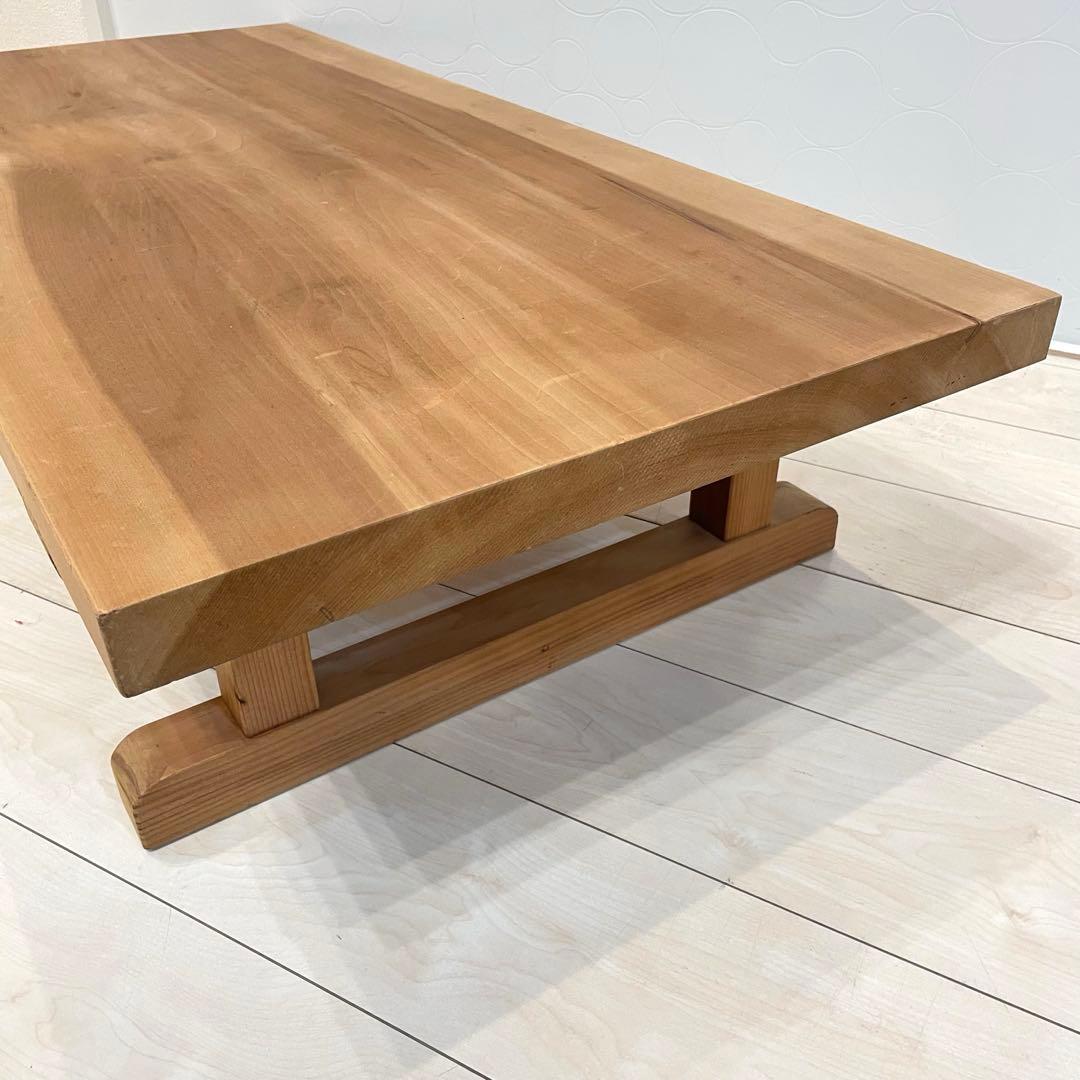 【希少】天然木 無垢材 座卓 ローテーブル 和モダン 机 高級感　アンティーク