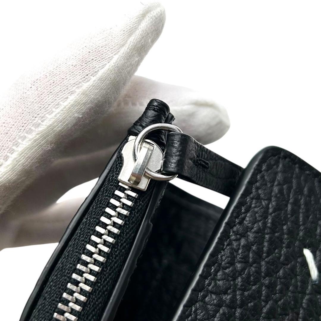 新品未使用　MAISON MARGIELA メゾンマルジェラ三つ折り財布　黒