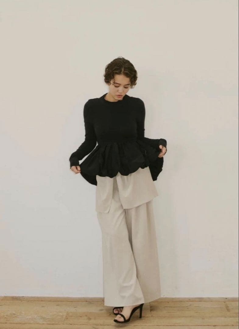 【新品】NOTRE emor ribbon balloon lulu tops