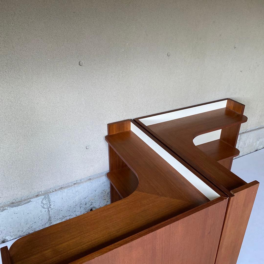 ジャパニーズモダン ヴィンテージ シェルフ 棚 モジュール家具 組替可 チーク