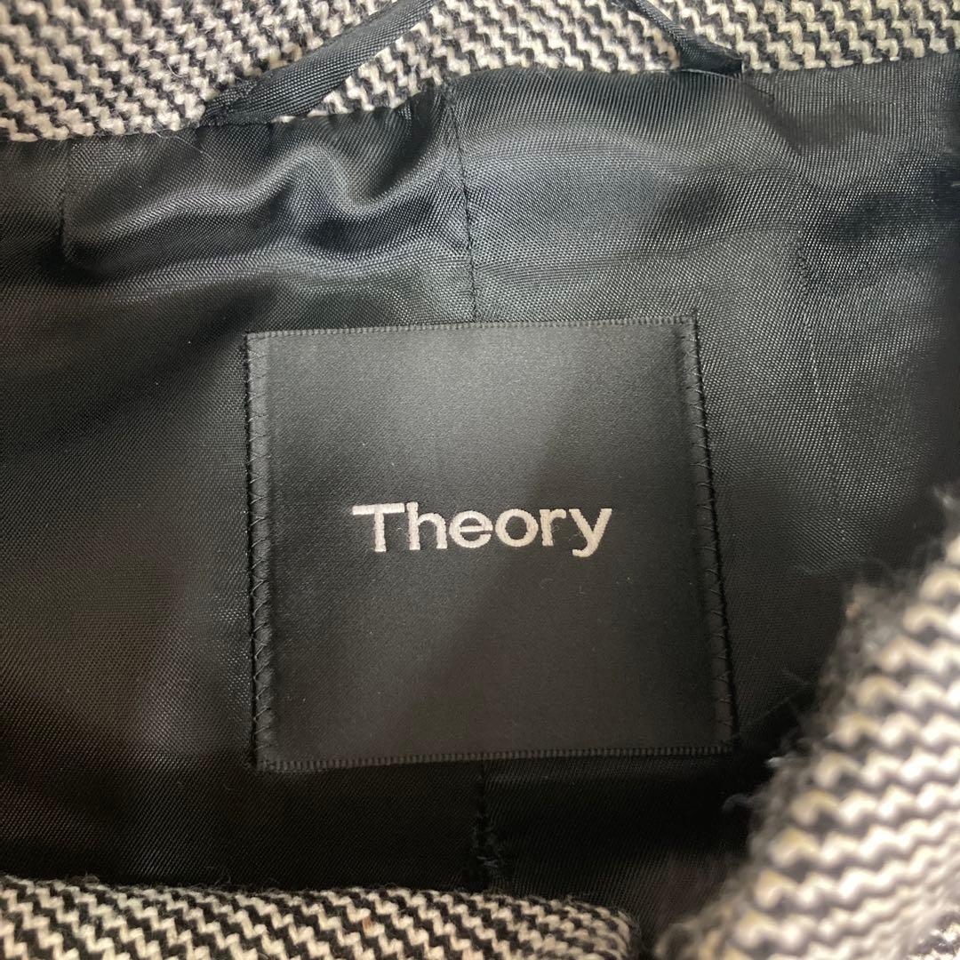 theory セオリー スタンドカラーコート ベルヴィン　アルパカ　L