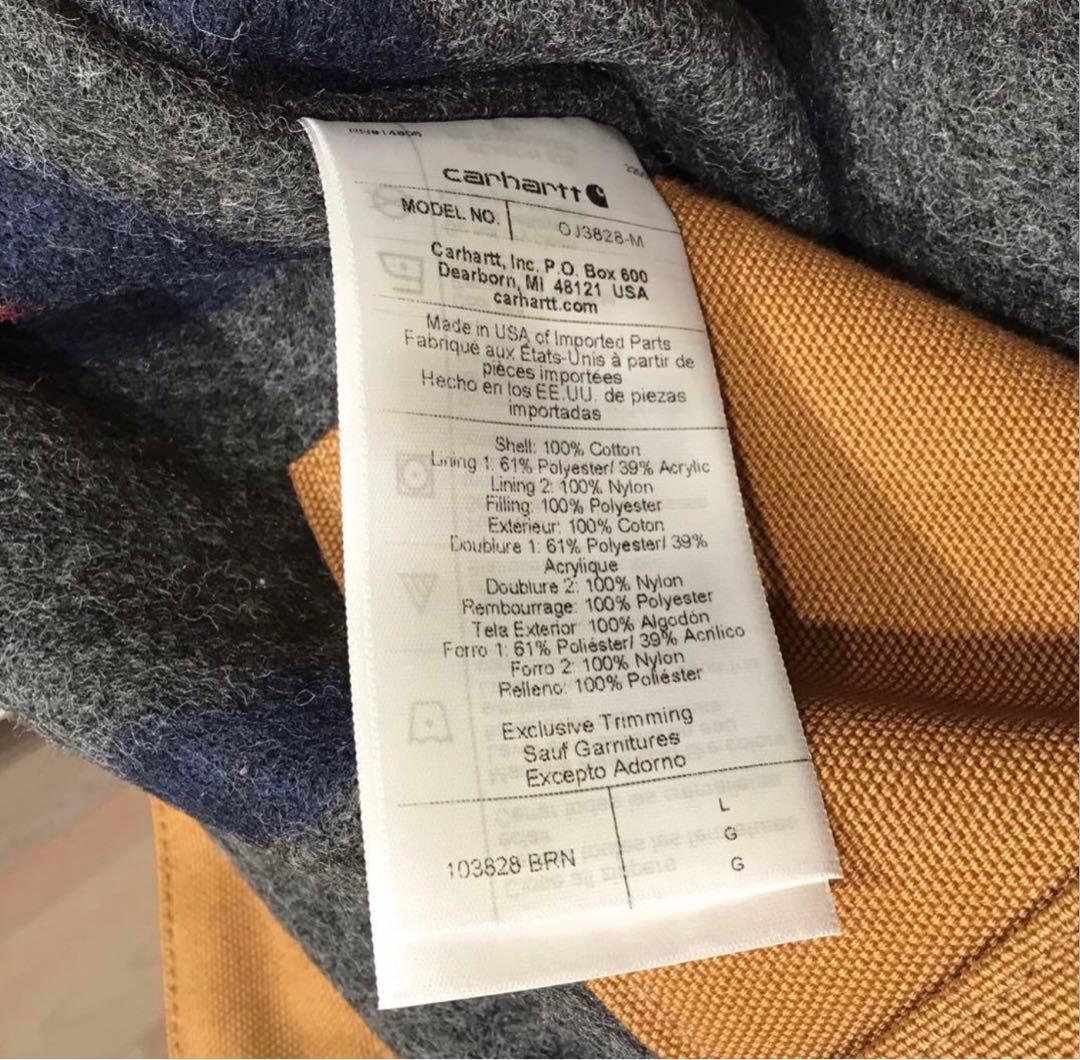 【送料無料】新品未使用タグ付きCarharttDETROITデトロイトジャケット