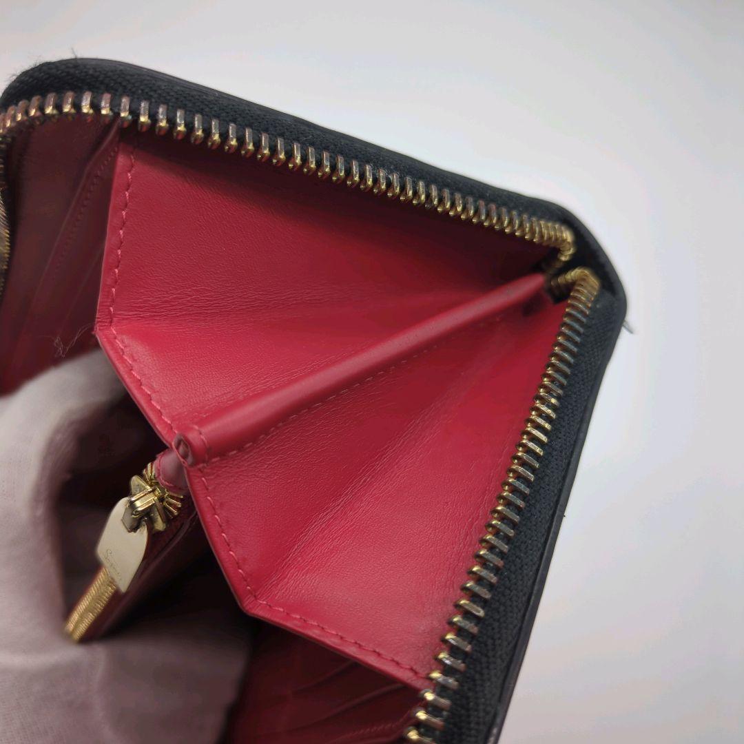 【良品】クリスチャンルブタン☆長財布 ラウンドファスナー パネトーネ スタッズ