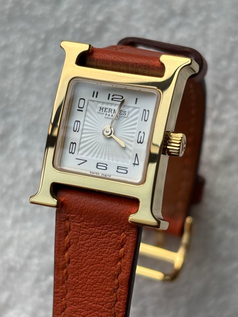 HERMESエルメスHH1.101 Hウォッチ ミニ 新型文字盤 外装仕上げ済み