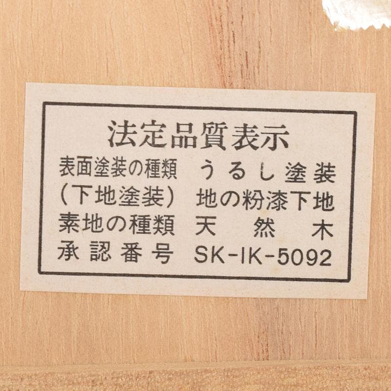 輪島塗　五作家　榎木盛　小森克巳など　草花蒔絵　茶托　五客　共箱　MR8548B