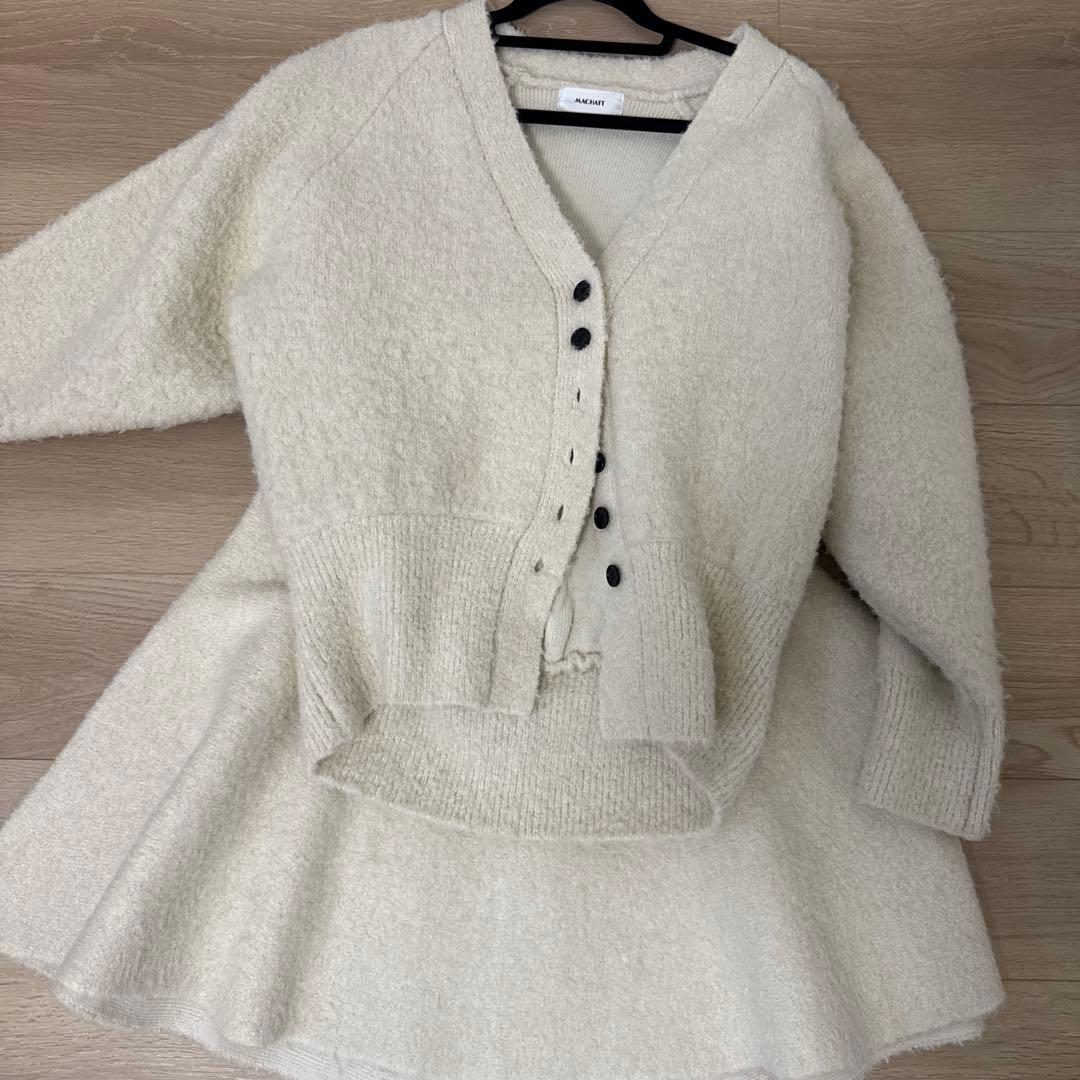 MACHATT カーディガン・スカートセット