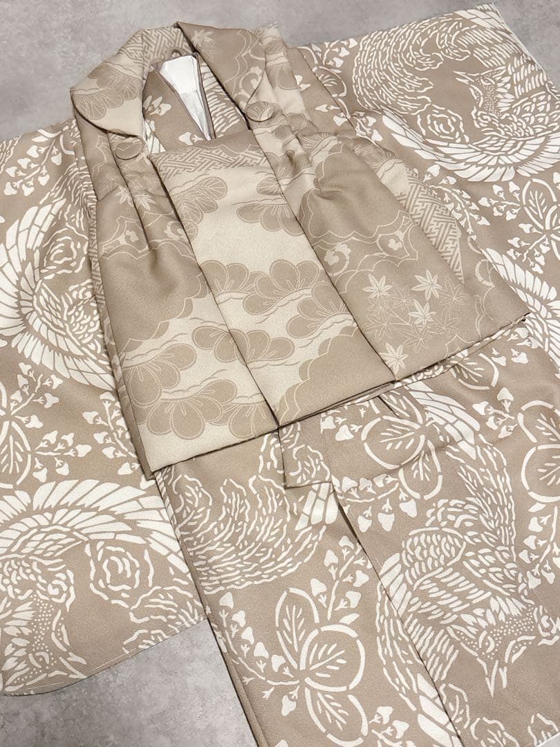 新品 utatane ひよこ商店 七五三 着物 3歳 男の子 被布フルセット