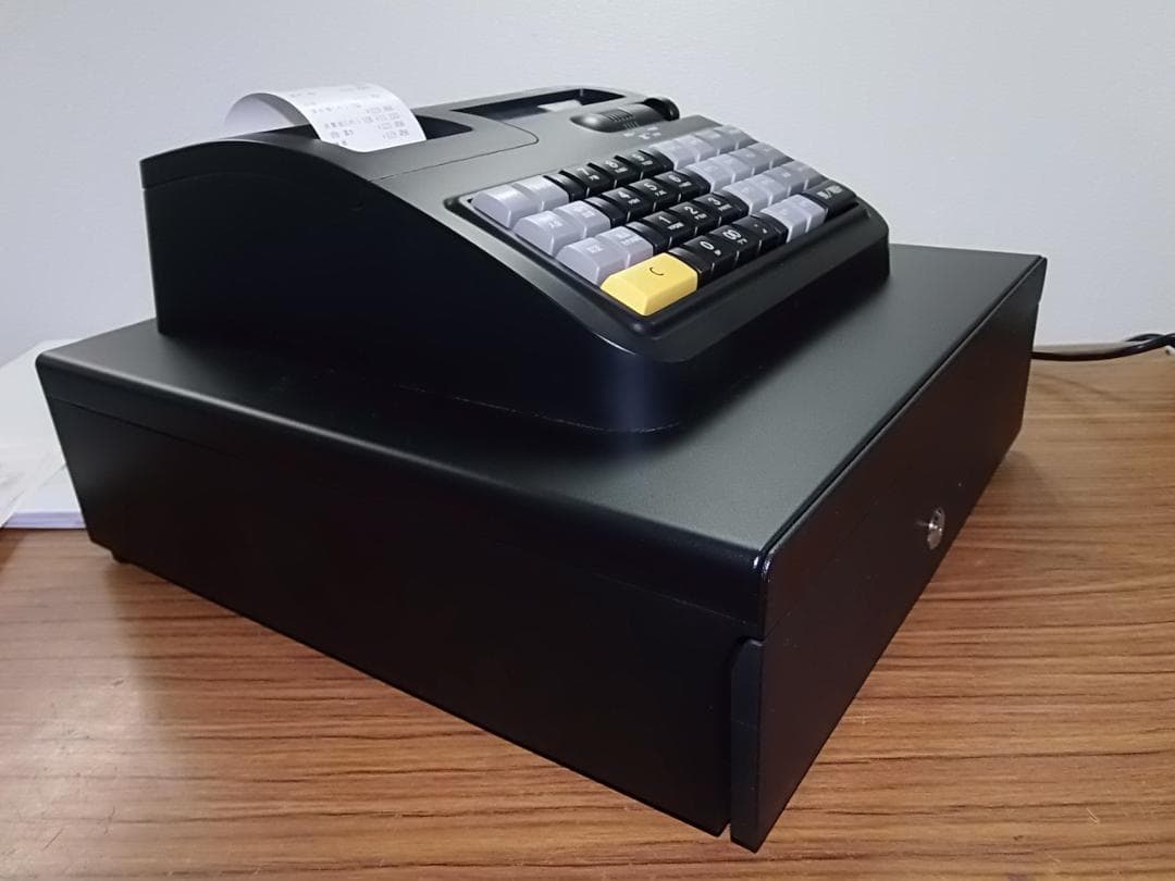 美品105USEN Uレジ 複数税率対応インボイスレジスター