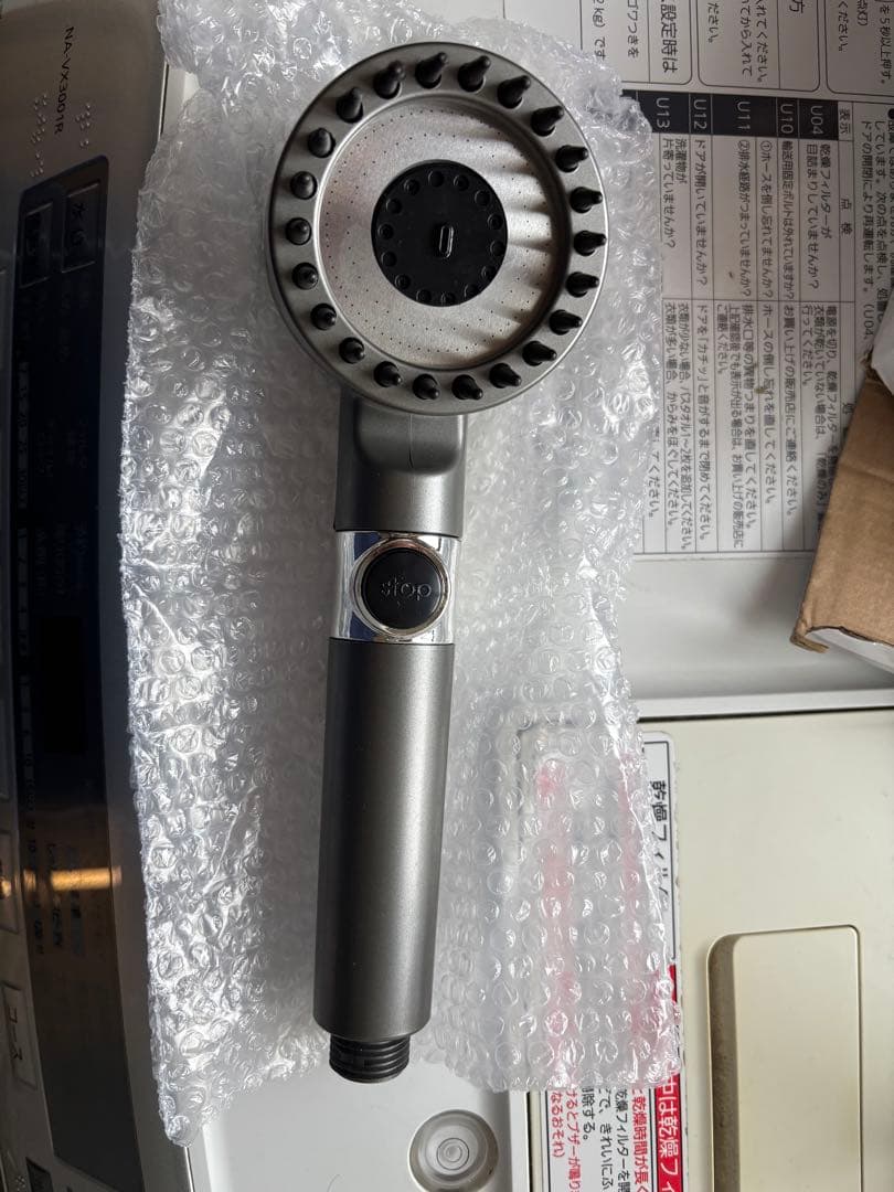 ターボチャージシャワーヘッド ブラック