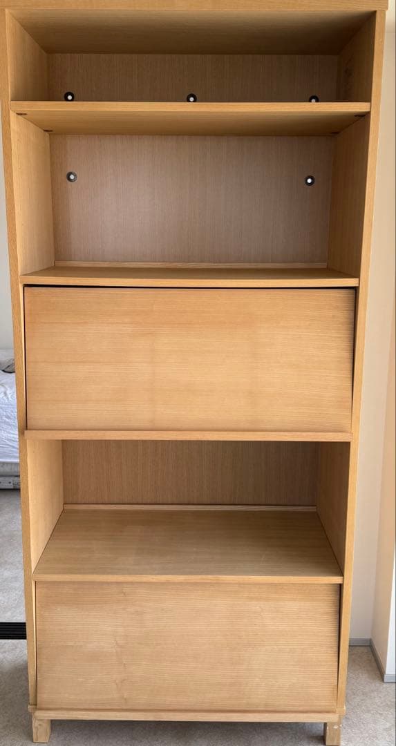 無印良品・ナチュラル木製ラック・本棚