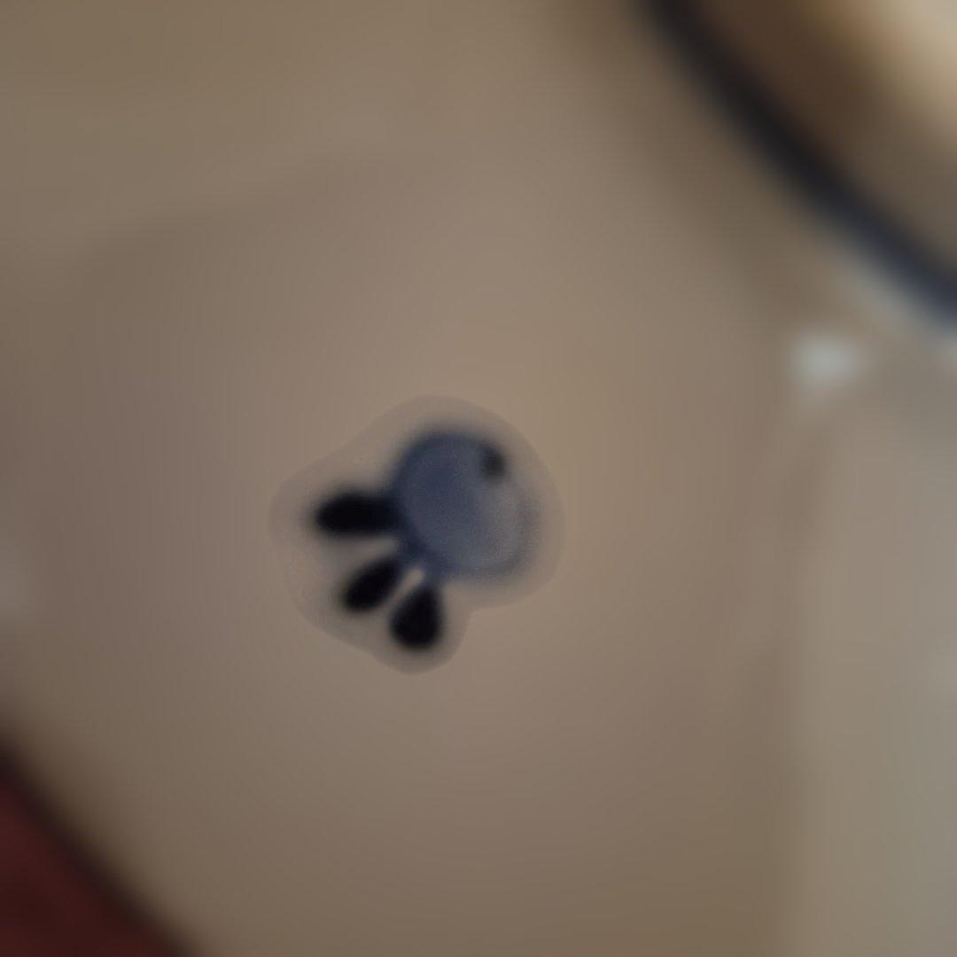 九谷焼　理節　色ぶどう花形皿　5枚