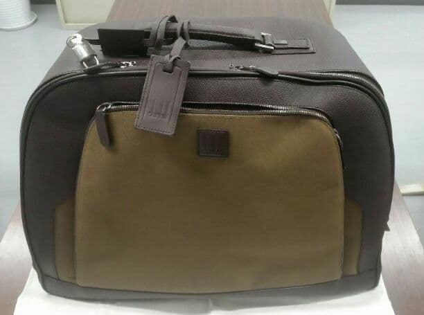 新品未使用　ダンヒル ボストンバッグ 　2WAY レザー キャンバス