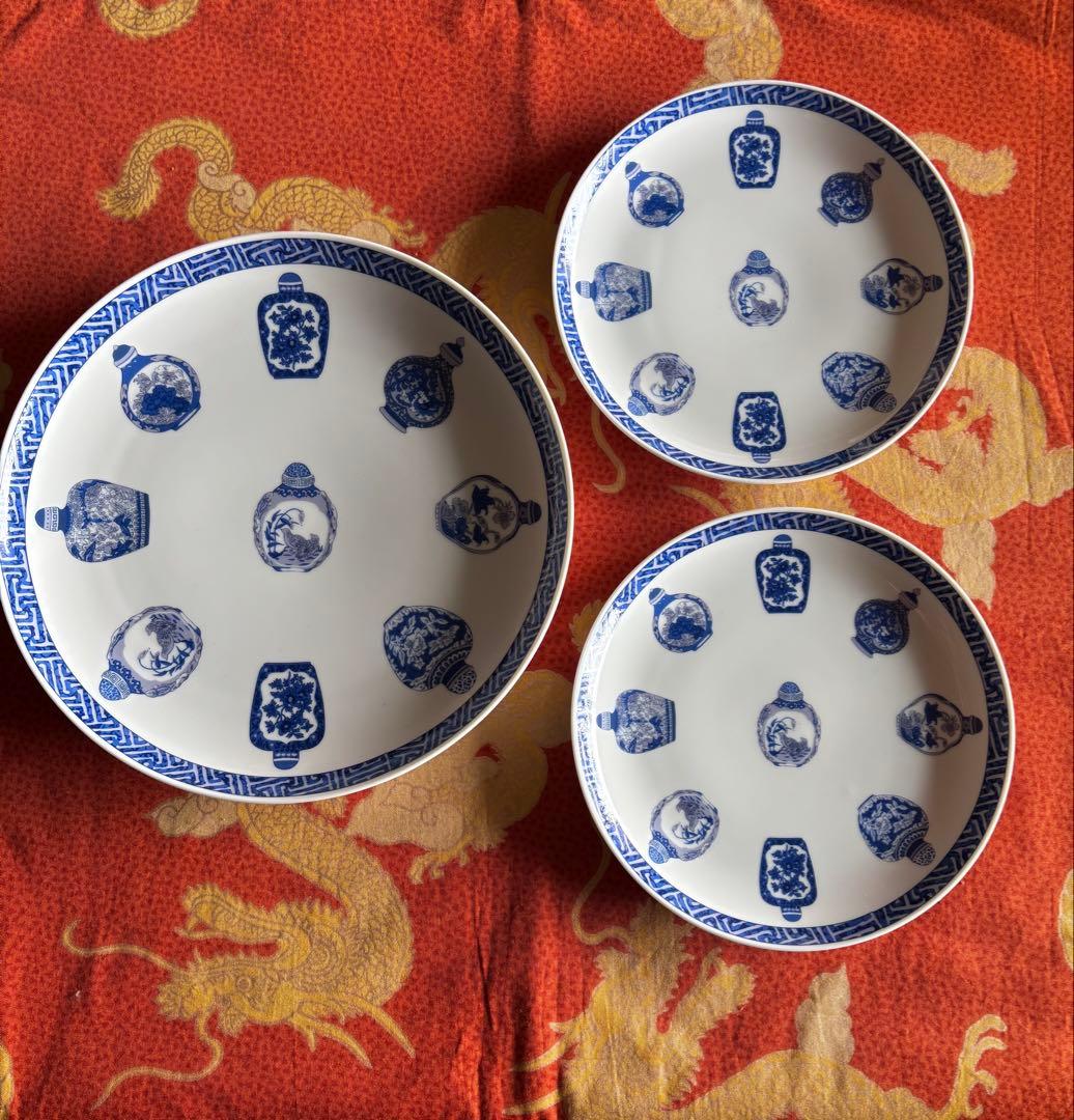 チャイナシーズ　大中皿3点セット
