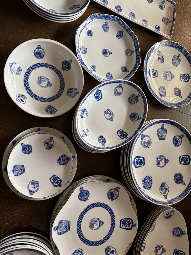 チャイナシーズ　大中皿3点セット