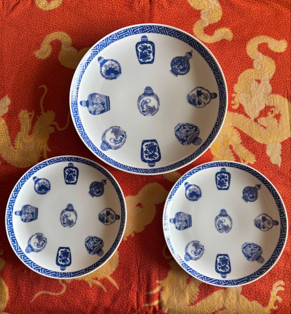チャイナシーズ　大中皿3点セット