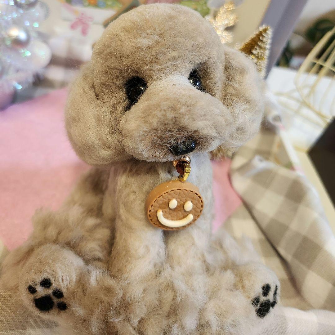 トイプードル❤️ハンドメイド❤️グレージュ　　　　　　　　　　お迎え決まりました
