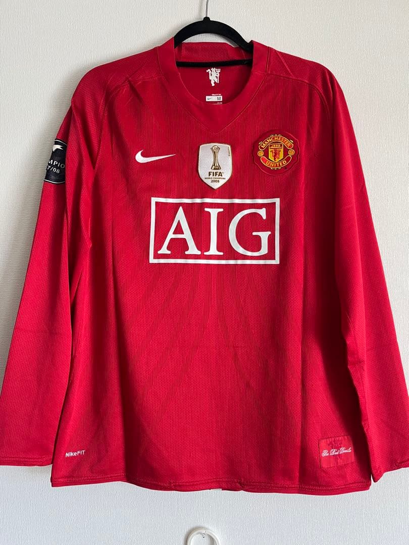 マンチェスターユナイテッド08/09 ロナウド　ユニフォーム　長袖　レアル