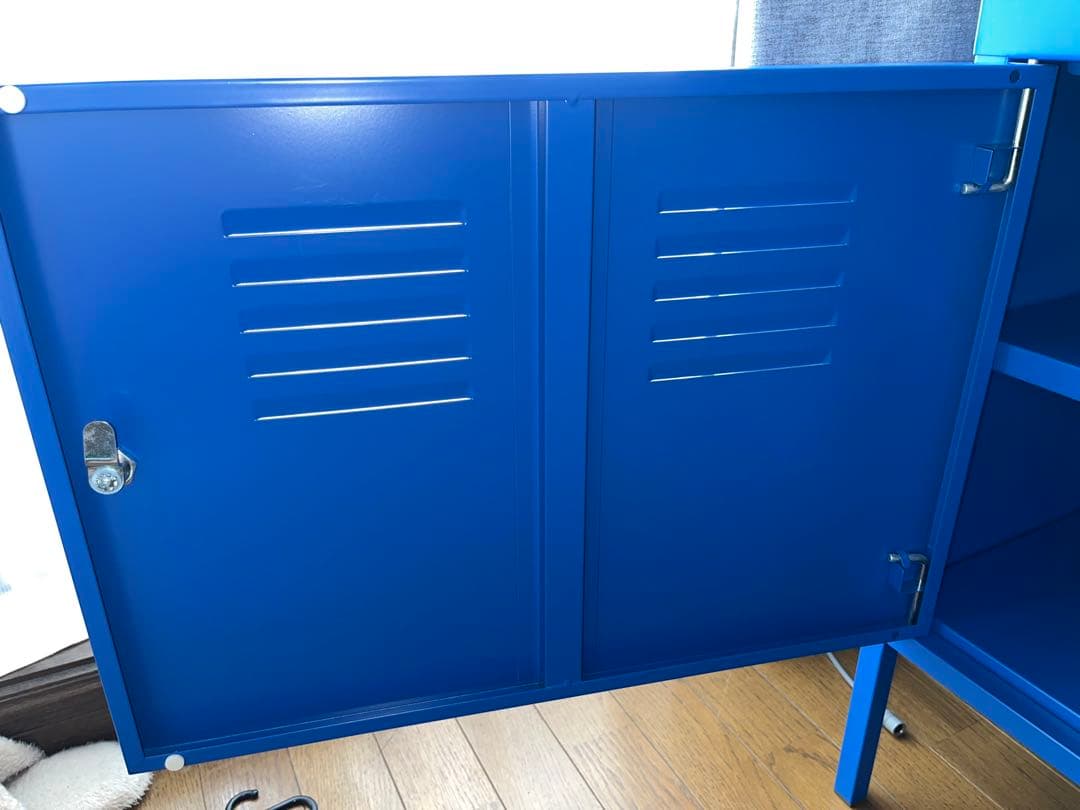 IKEA イケア PS キャビネット ブルー 青 廃盤 インダストリアル