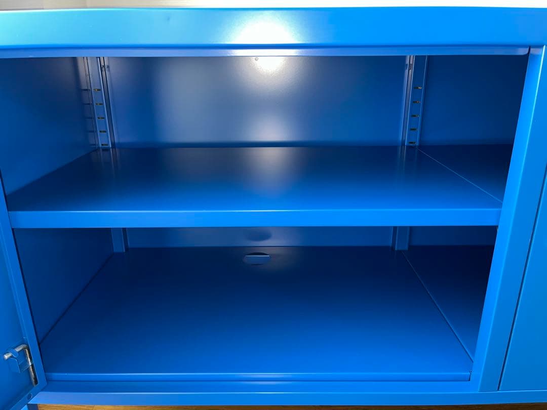 IKEA イケア PS キャビネット ブルー 青 廃盤 インダストリアル