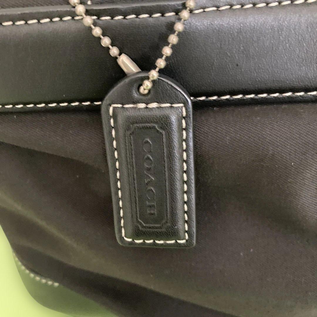 COACH ブラック ボストンバッグ